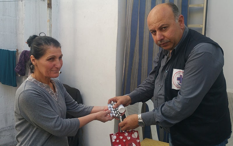 Gozarto (Northern Syria): Distribution of medical- and hygiene