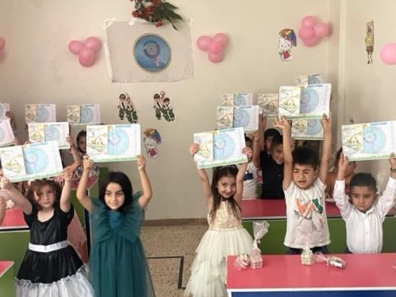 Kindergärten in Derik, Al-Qamischli und Al-Hassaka (seit 2021)