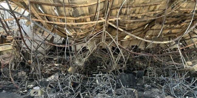 Brand auf einer Hochzeit in Baghdede/Irak